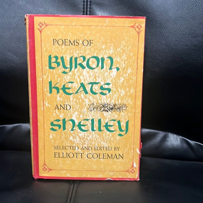 Poems of Byron, Keats and Shelley