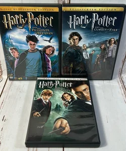 [3] Harry Potter Movies DVD Lot
