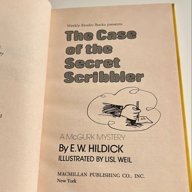 The Case of the Secret Scribbler