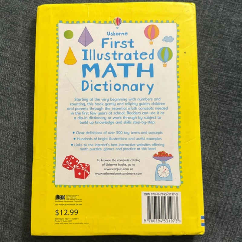 First Illustrated Math Dictionary IR
