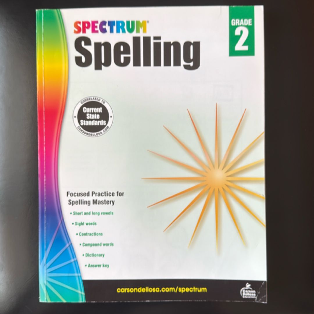 Spectrum Spelling, Grade 2