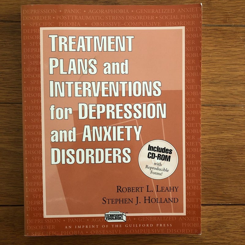 Treatment Plans and Interventions for Depression and Anxiety Disorders