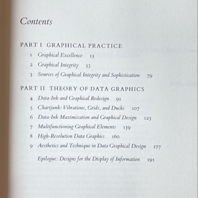 The Visual Display of Quantitative Information