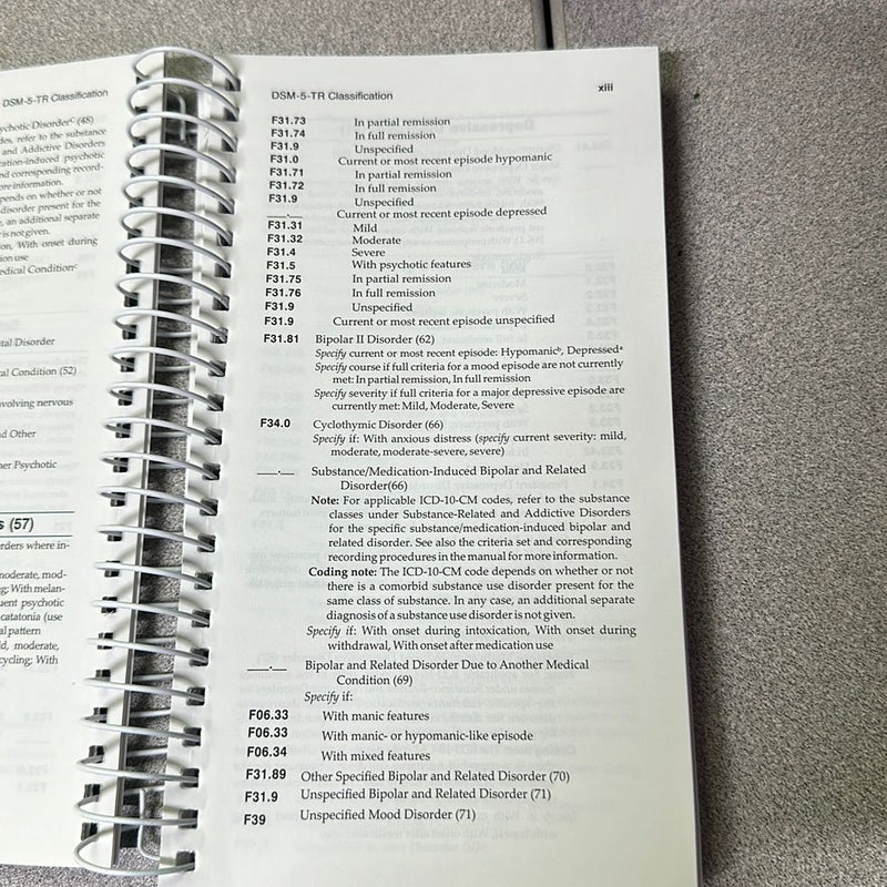 Lot of 3..Desk Reference to the Diagnostic Criteria from DSM-5-TR(tm)