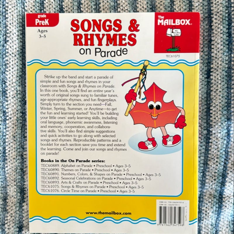 Songs and Rhymes on Parade