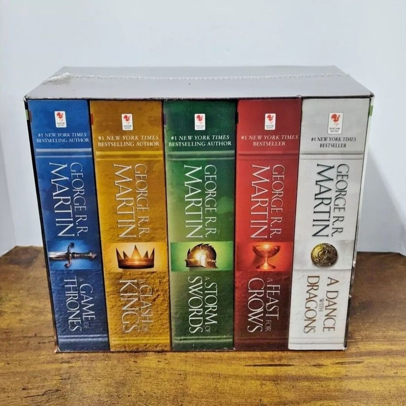 A Game of Thrones by George R. R. Martin, 5-Book Boxed Set, A Song of Ice & Fire