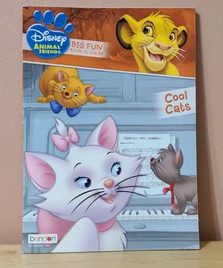Disney Animal Friends Big Fun Book to Color Cool Cats
