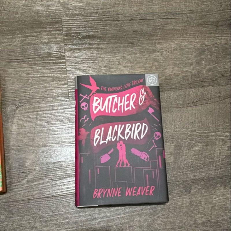 Butcher and black bird 