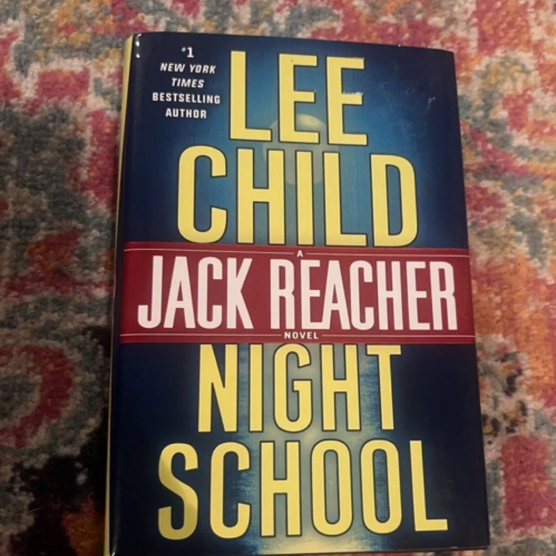 Night School by Lee Child First Edition SIGNED