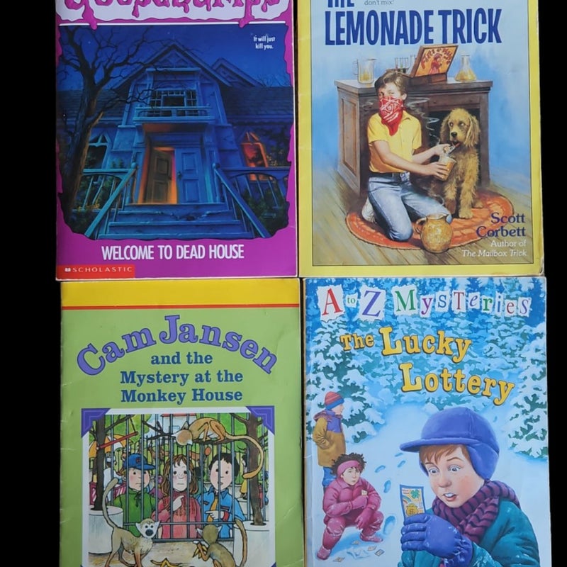 Lot Of 4 Children's Chapter Books Young Readers 