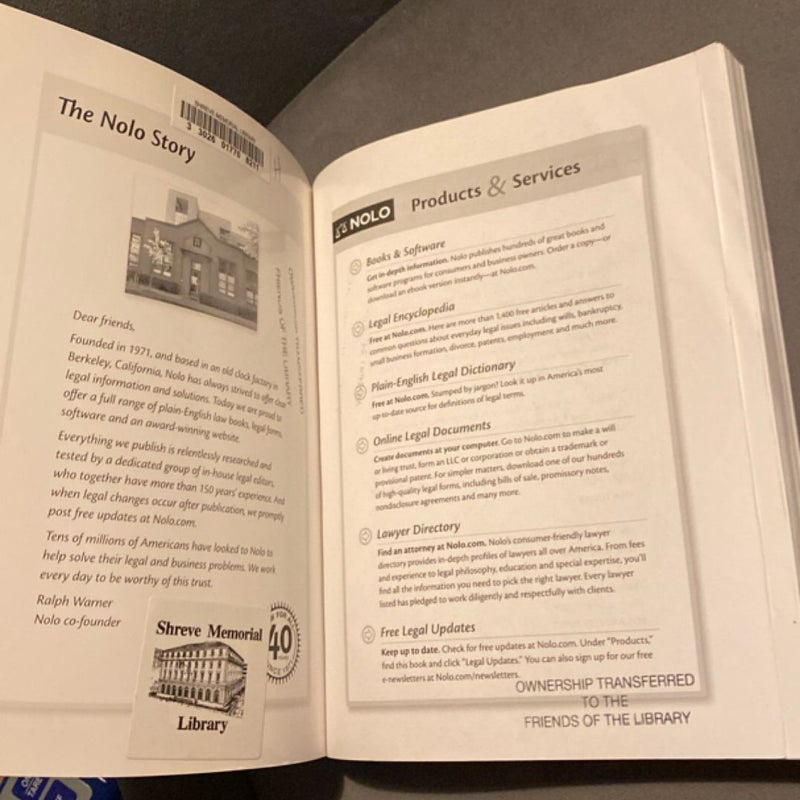 The Legal Answer Book for Families