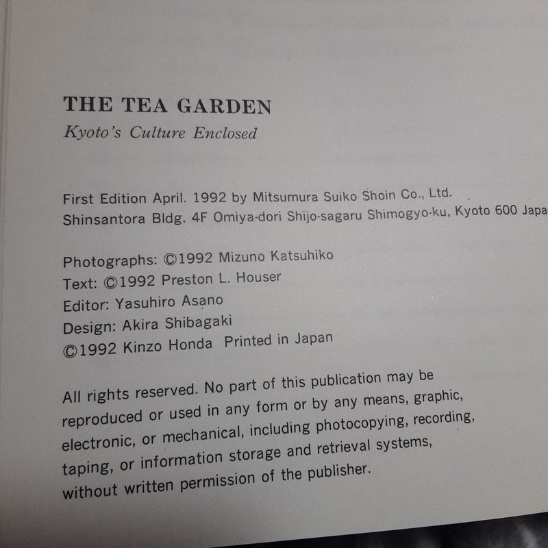 Invitation to Tea Gardens