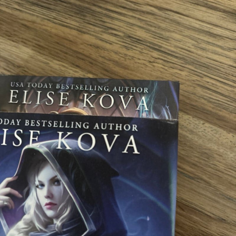 Elise Kova First edition signed hardcover A Trial of Sorcerers duo