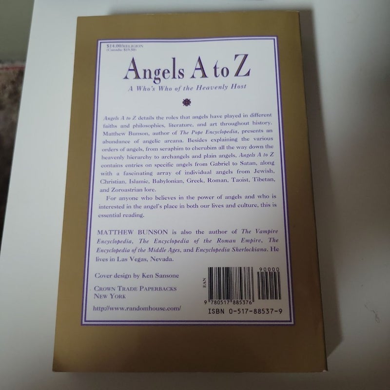 Angels a to Z