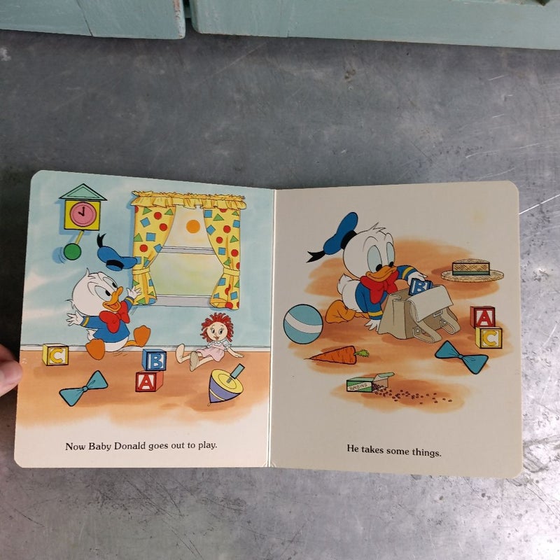 Baby Donald Makes A Snowfriend