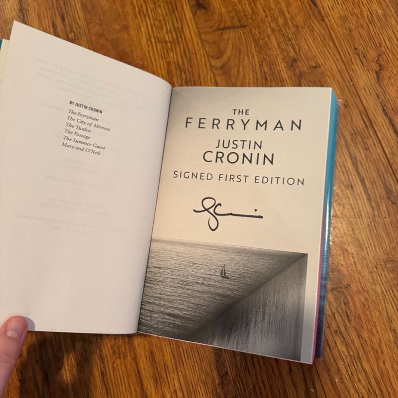 The ferryman Waterstones signed  