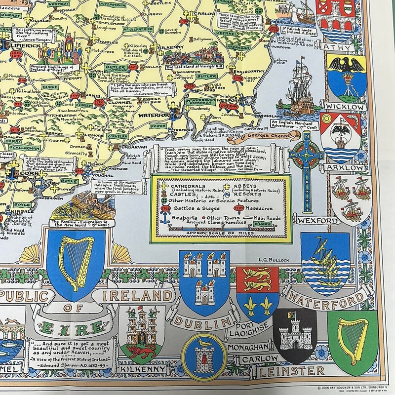 Historical Map of Ireland 