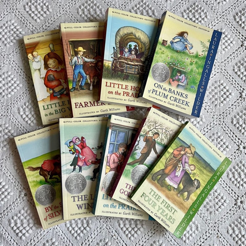 Little House on the Prairie Series Books 1-9 Full Color Collector’s Edition