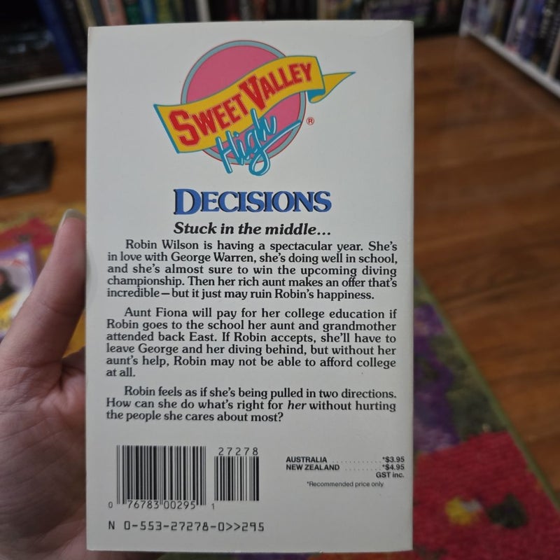 Sweet Valley High #46: Decisions