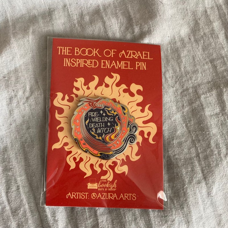 The Book of Azrael Pin
