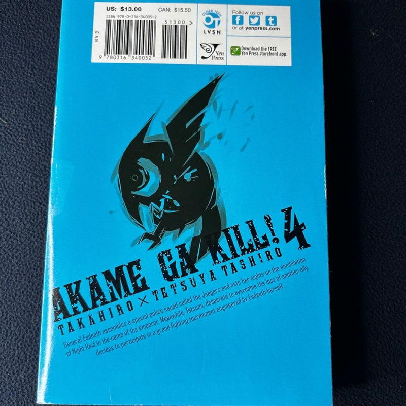 Akame Ga KILL!, Vol. 4