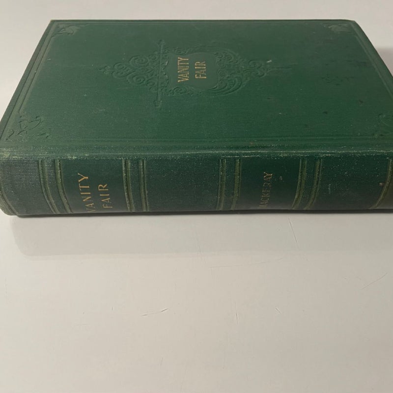 Vanity Fair: A Novel Without a Hero RARE Antique Rand McNally Printing 1897/1898