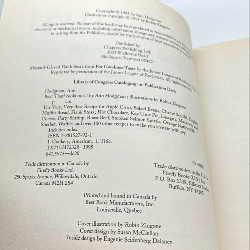 Beat That! Cookbook