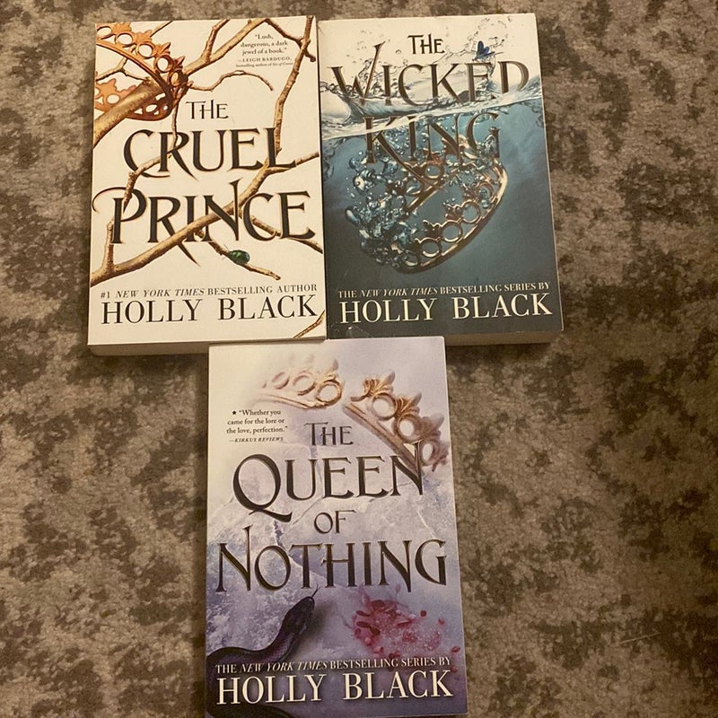 Folk of the Air Trilogy bundle (The Cruel Prince, The Wicked King, The Queen of Nothing)