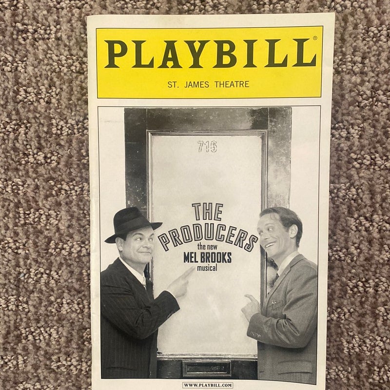 Playbill - The Producers the new Mel Brooks Musical