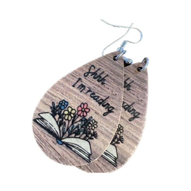 Bookish Earrings