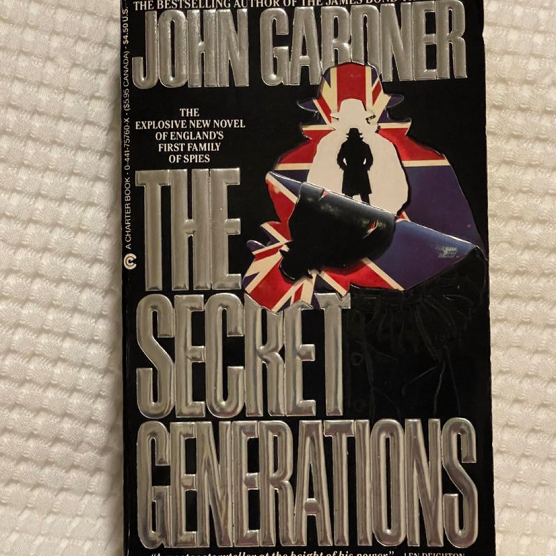 The Secret Generations Historical Fiction Paperback Book by John Gardner 1986