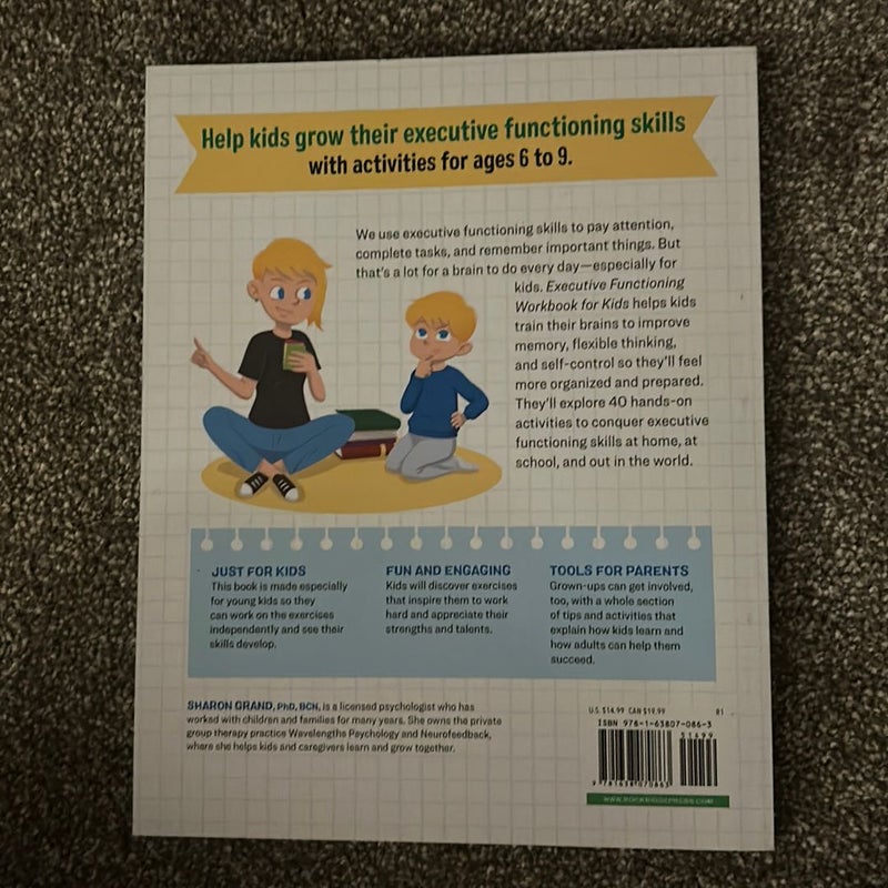 Executive Functioning Workbook for Kids