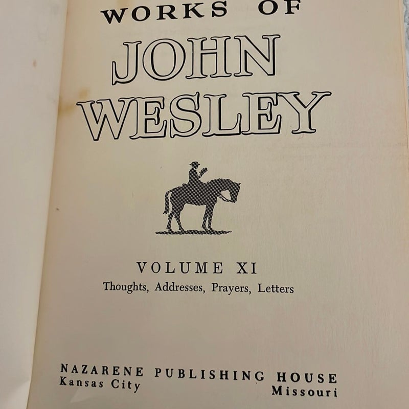 The Works of John Westley Volume XI