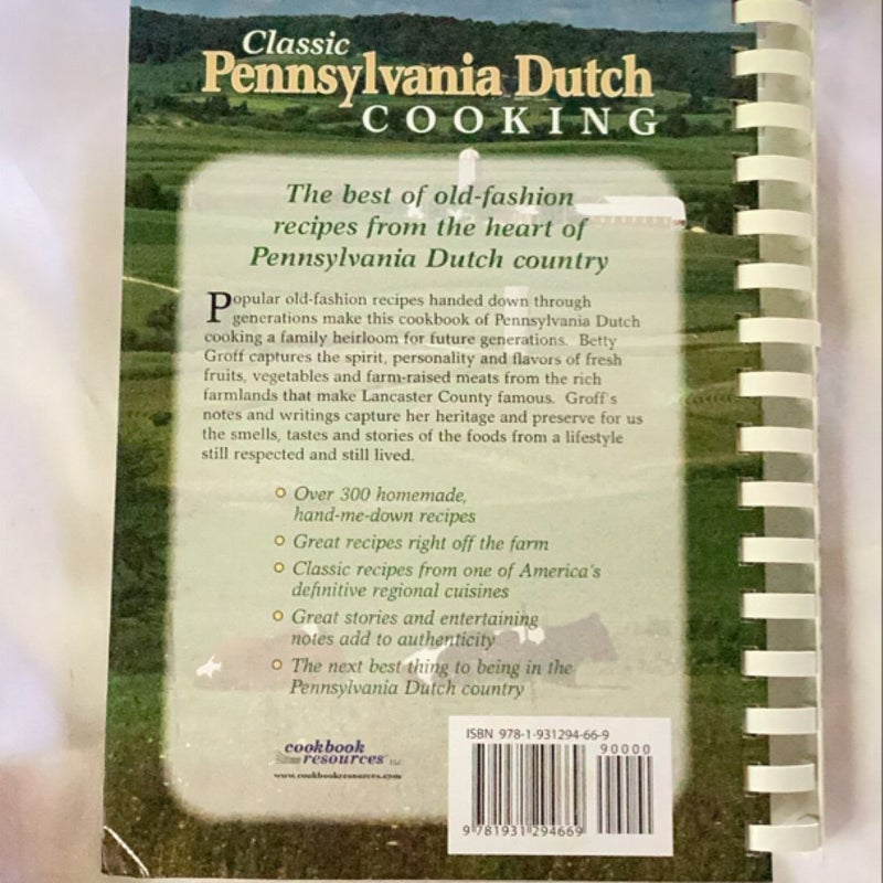 Classic Pennsylvania Dutch Cooking