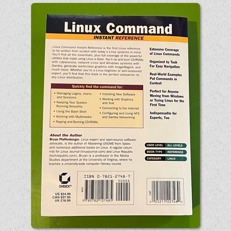 Linux Command Instant Reference