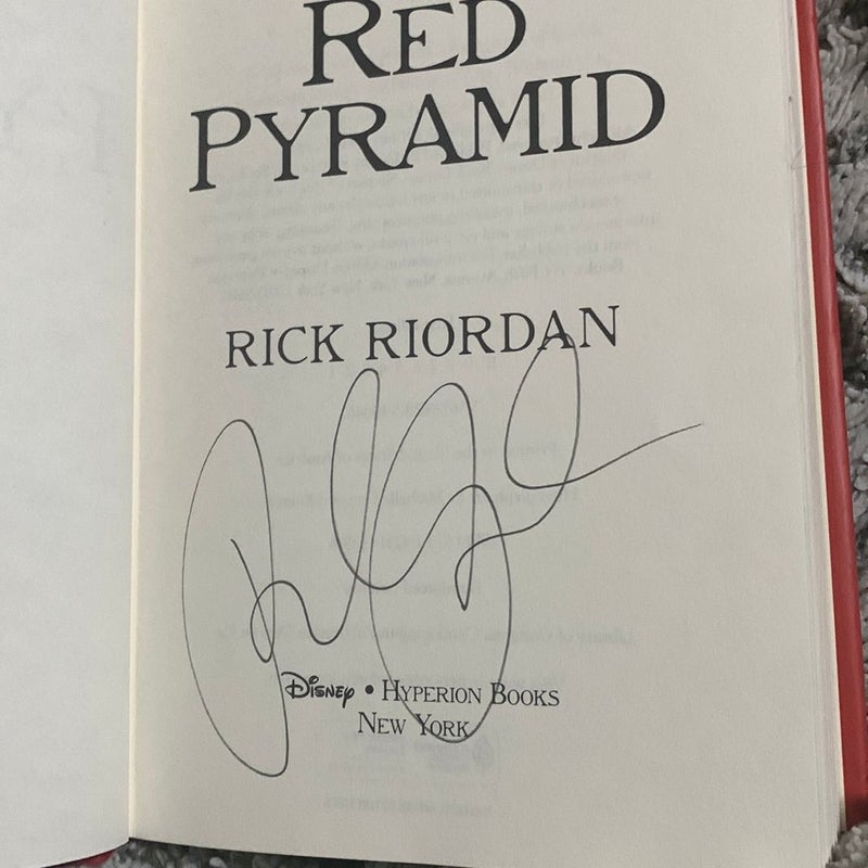 The Red Pyramid (SIGNED FIRST EDITION)