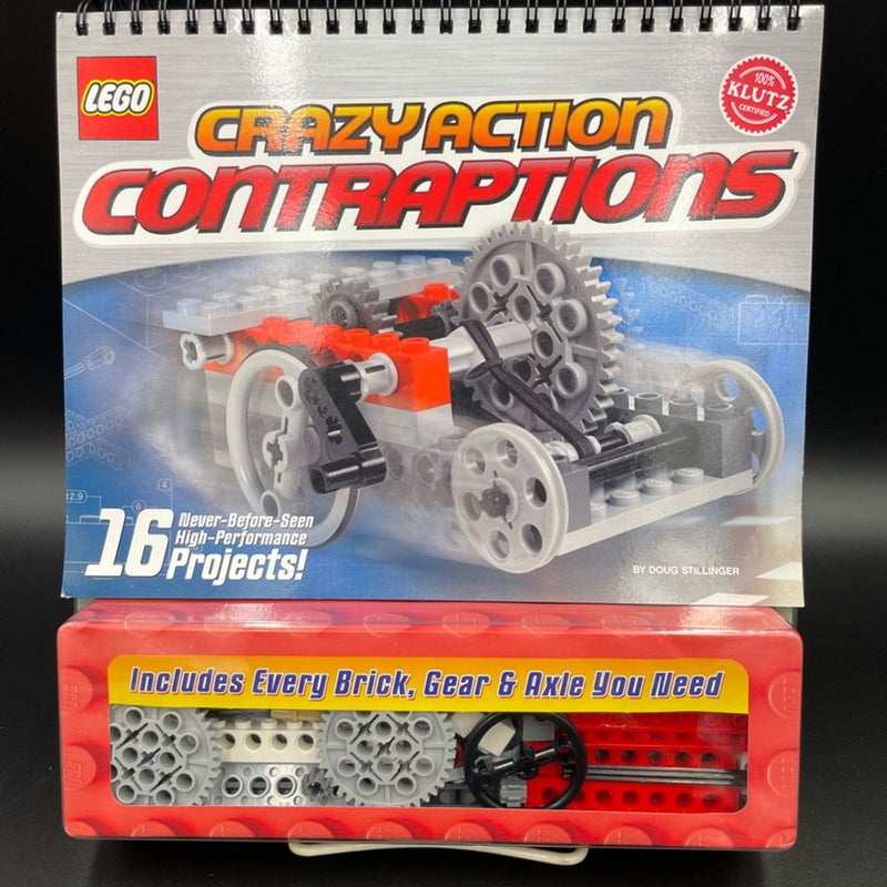 Lego crazy action contraptions book online kit