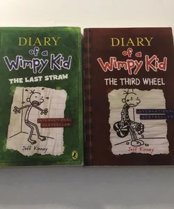 Diary of a wimpy kid books 3 and 7