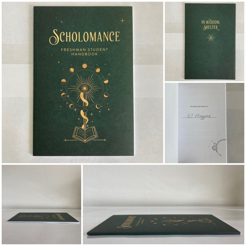 The Scholomance Series: Books 1-3 w/ Student Handbook Barnes & Noble SIGNED First Edition Set