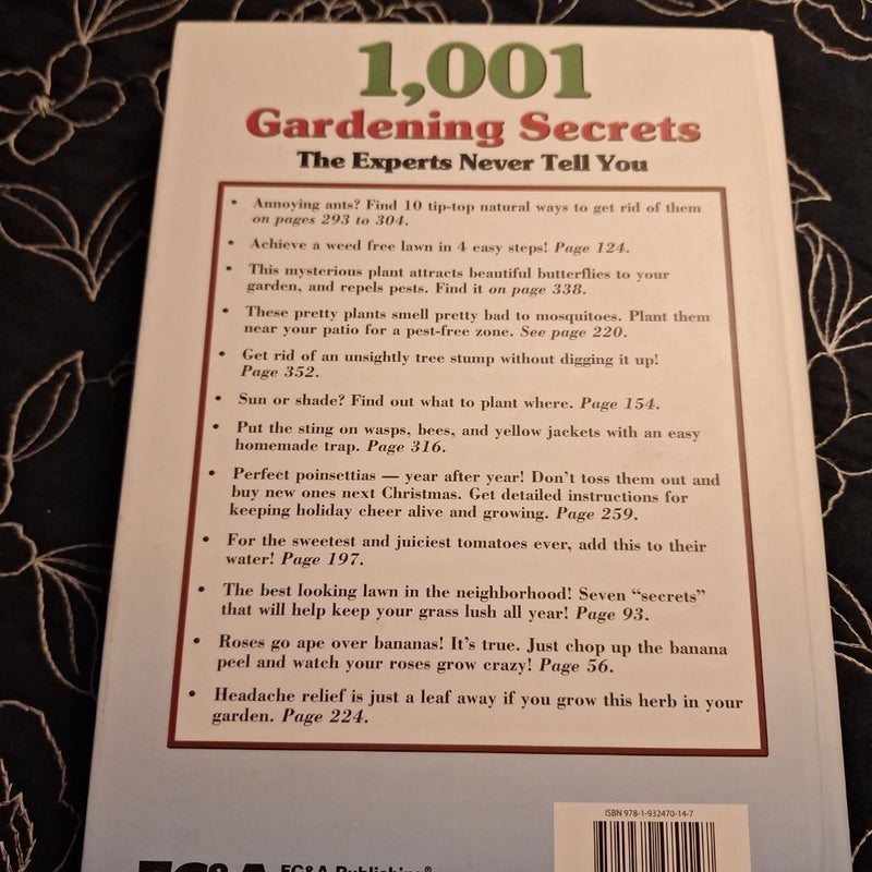 1,001 gardening secrets