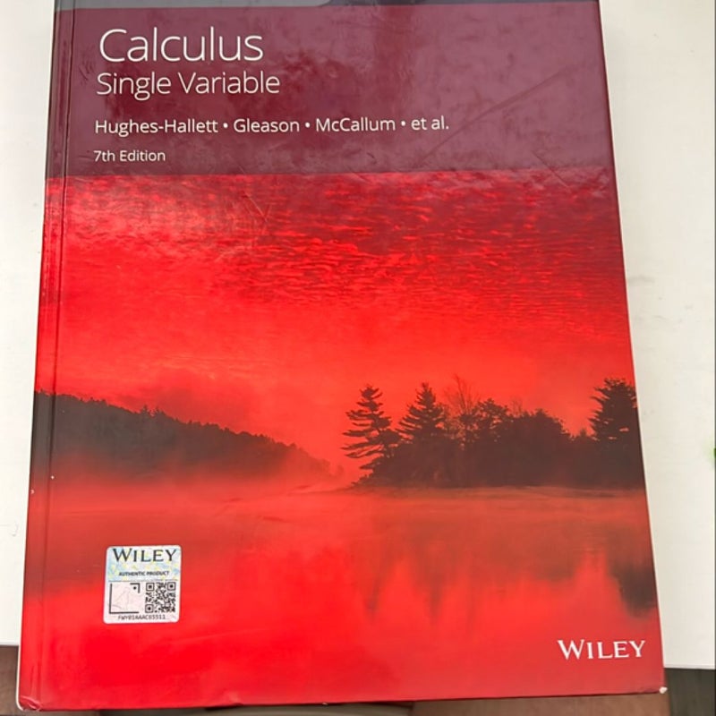 Calculus Single Variable 7th edition