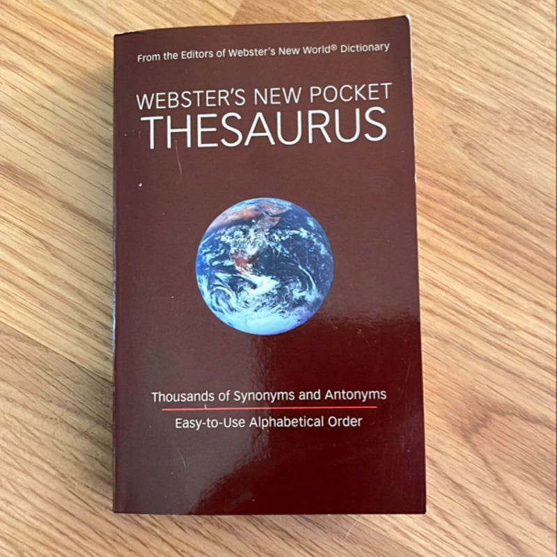 Webster's New Pocket Thesaurus