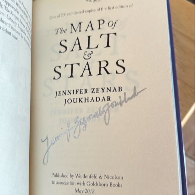 The Map of Salt and Stars SIGNED
