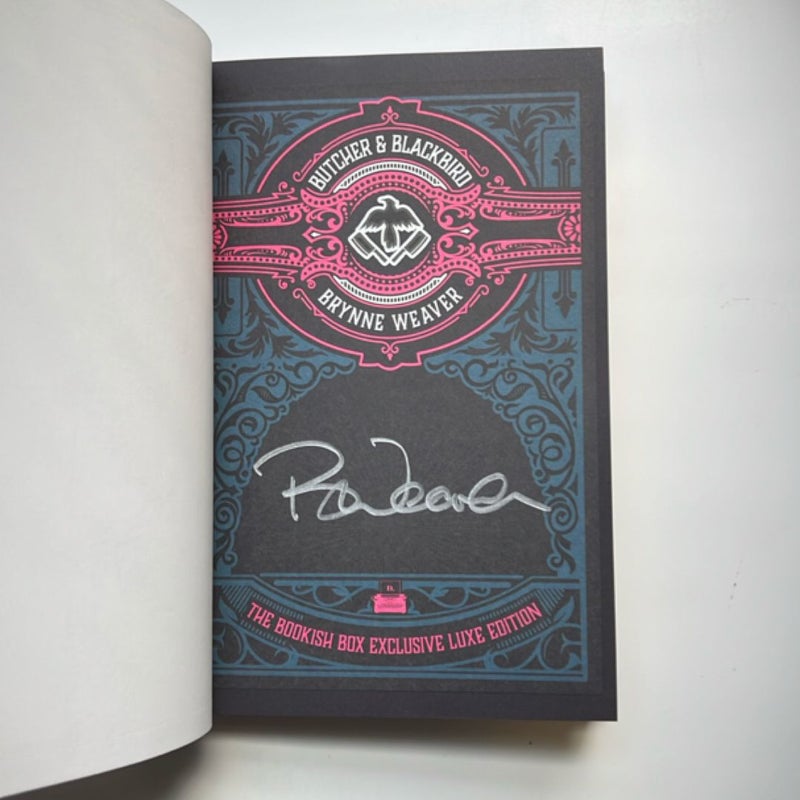 *Bookish Box Signed Edition* Butcher and Blackbird