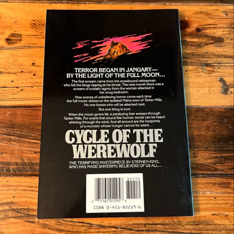 Cycle Of The Werewolf Stephen King 1985 1st Edition Illustrated Signet PB