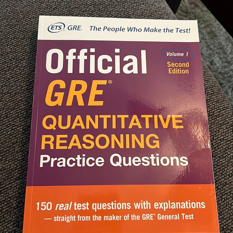 Official GRE Quantitative Reasoning Practice Questions, Second Edition, Volume 1