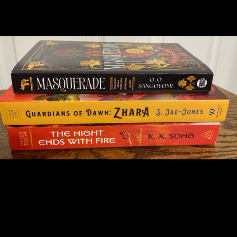 The Night Ends With Fire ARC BUNDLE