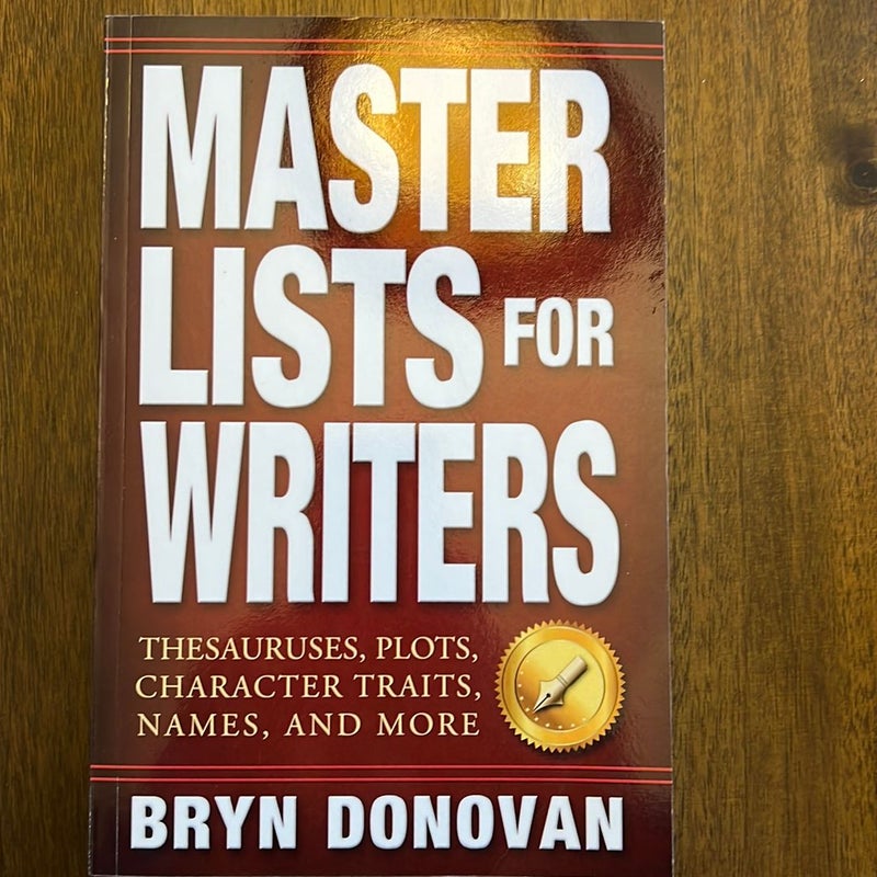 Master Lists for Writers