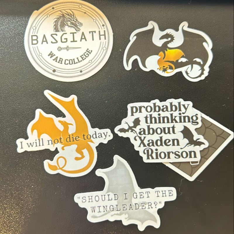 Fourth Wing Sticker Bundle