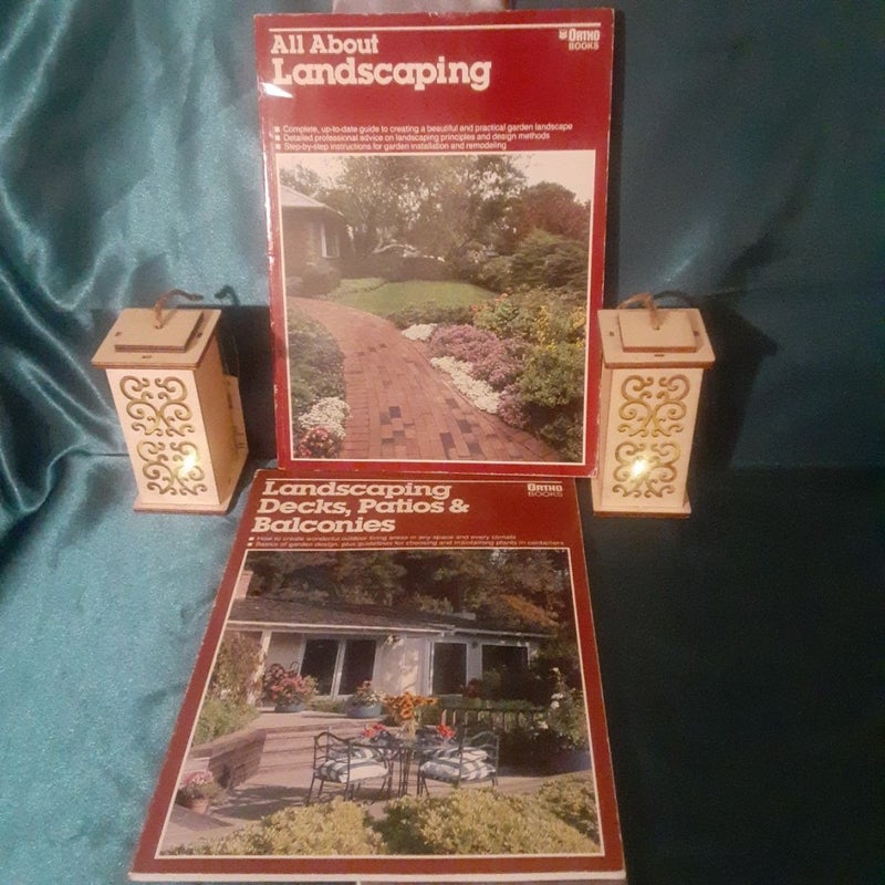 All About Landscaping by Ortho Books, 1988 paperback. Some cover wear & creases. Ok shape. 112 pages

Landscaping, Decks, Patios & Balconies. 96 pages